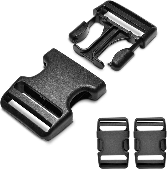 CooBigo 3pcs 1-1/2 Inch Plastic Buckle for Strap Replacment, Heavy Duty Belt Buckles Backpack Clips Luggage V1258-DP02-D-25