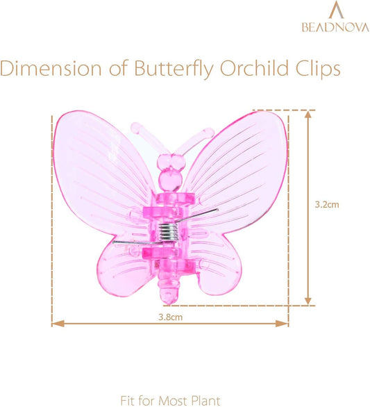 Orchid Clips 30Pcs Butterfly Plant Clips Orchid Support Clips Vine Clips Plant Clips for Support Flower V1258-DP02-D-252