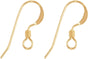 Earring Hooks 4pcs 14k Gold Filled Earring Kits with Rubber Backs Ear Wire Hook for Jewelry Making DIY Ear V1258-DP02-D-255