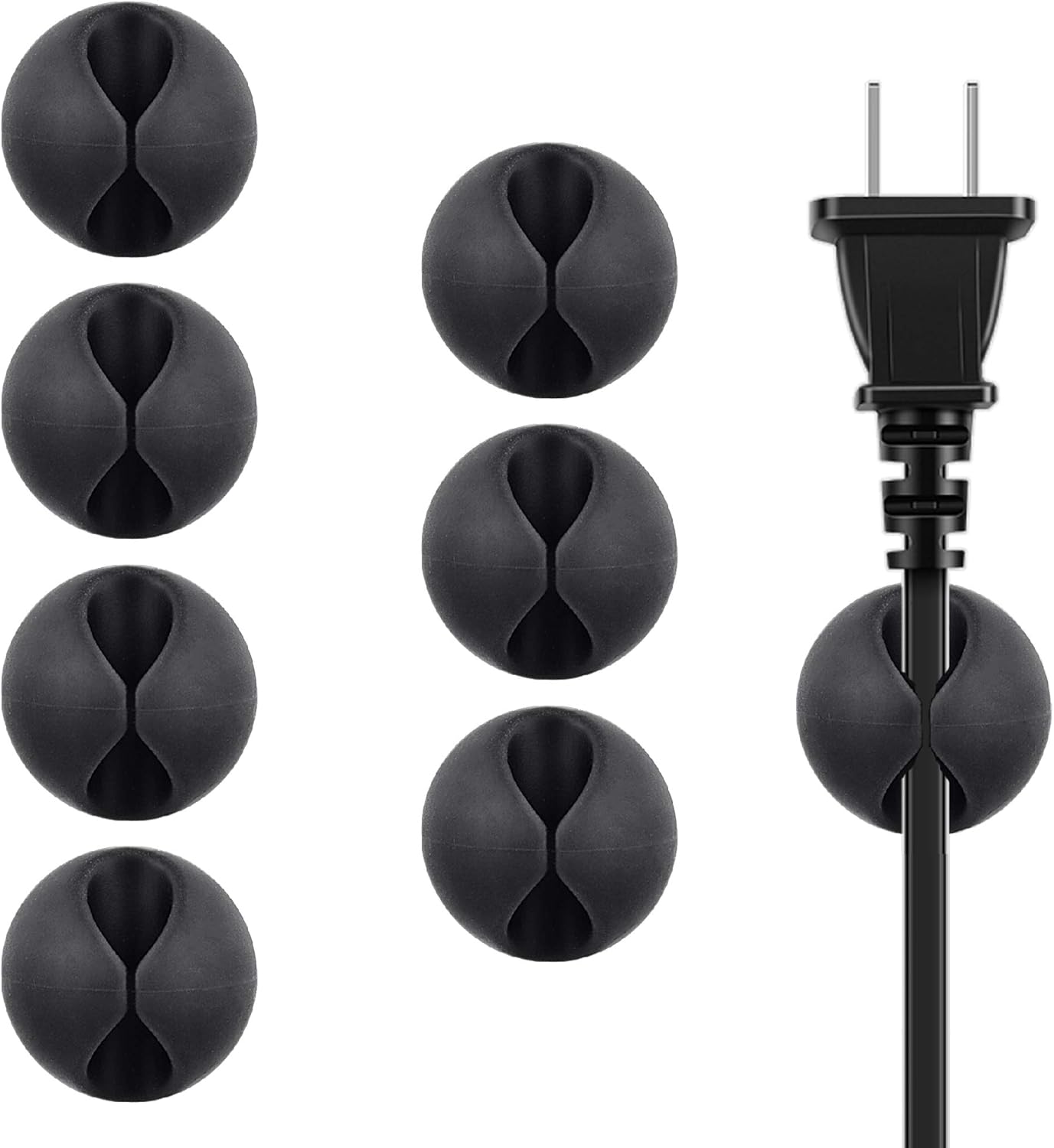 Cable Clips Cord Organizer Cable Management Wire Cord Holder 1 Slots Adhesive Wire Holder for Car Charging V1258-DP02-D-265