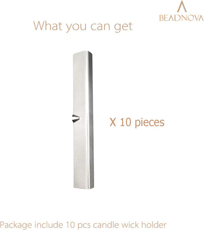 Candle Wick Holders Metal Wick Bar Centering Device Centering Tool Holder for Candle Making (10 Pcs) V1258-DP02-D-285