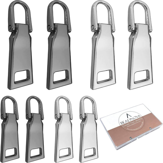 Zipper Pull Replacement Repair Metal Zipper Pull Tab for Luggage Suitcase Backpack Jacket Bags Coat Boots V1258-DP02-D-294