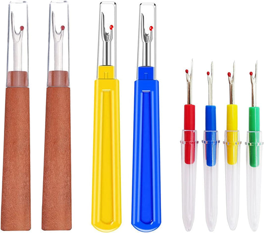 Seam Ripper 8pcs Thread Cutter Stitch Remover Small and Large Thread Remover Stitch Eraser Tag Ripper for V1258-DP02-D-298