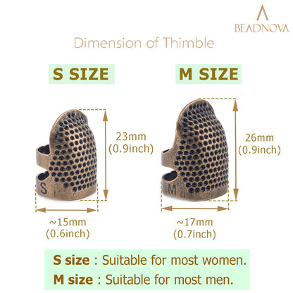 Thimbles for Hand Sewing Thimble Finger Protectors for Sewing Accessories and Tools Thimbles for Hand V1258-DP02-D-310