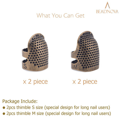 Thimbles for Hand Sewing Thimble Finger Protectors for Sewing Accessories and Tools Thimbles for Hand V1258-DP02-D-310