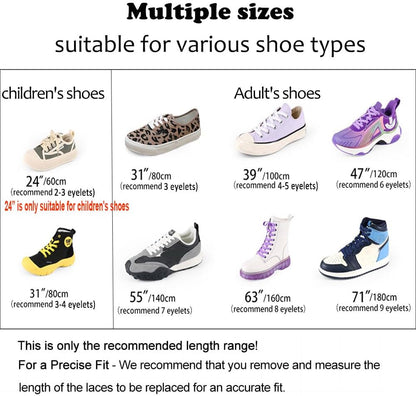 3 Pair Flat Shoe Laces for Sneakers, Shoelaces for Sneakers Athletic Running Shoes Boot Strings V1258-DP02-D-311