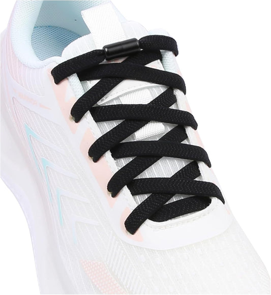 2 Pairs Elastic No Tie Shoe Laces for Adults and Kids Shoes, Tieless Flat Shoelaces for Sneakers V1258-DP02-D-312