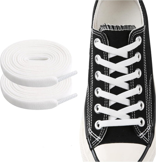 Elastic No Tie Shoe Laces for Sneakers, Stretch Tieless Shoelaces for Kids and Adults, Flat Athletic Shoes V1258-DP02-D-313