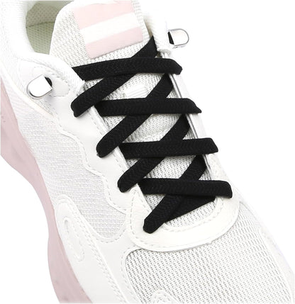 Elastic Shoe Laces for Sneakers, No Tie Shoelaces for Adults and Kids, Flat Tieless Shoe strings V1258-DP02-D-315