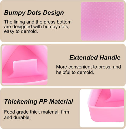 Onigiri Mold Triangle, 2 Pack Large Rice Ball Mold Shi Makers, Japanese Rice Cooker Kit for Lunch Bento V1258-DP02-D-322