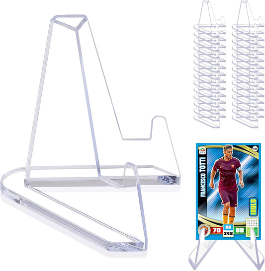 32Packs Card Display Stand, Card Stand, Card Stands for Sports Cards, Trading Card Stand, Acrylic Material, V1258-DP02-D-331