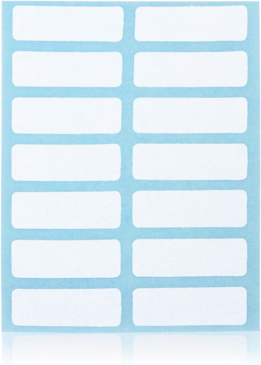 File Folder Labels Name Filing Envelopes Label Stickers, 0.5 x 1.5 in, Small Label Nametags for Jars, V1258-DP02-D-338