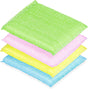 4 Multipurpose Scouring Pads, Non-Scratch Cleaning Sponge for Kitchen, Bathroom, Pots, Pans, and Dishes (4 V1258-DP02-D-354