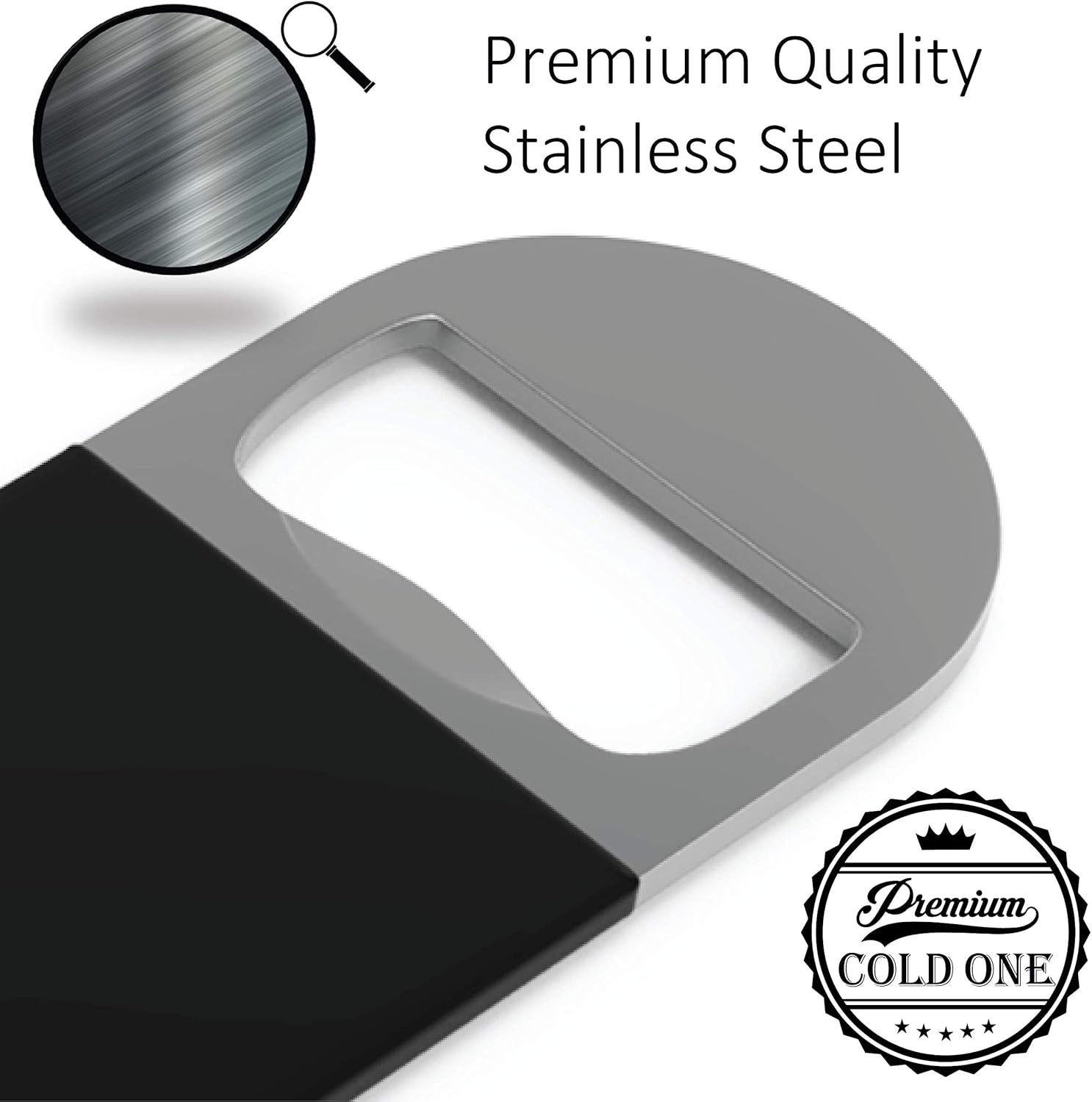 Bartender Bottle Openers, Beer Bottle Openers, Speed Openers 3 Pack by Premium Cold One. Professional Grade: V1258-DP02-D-358