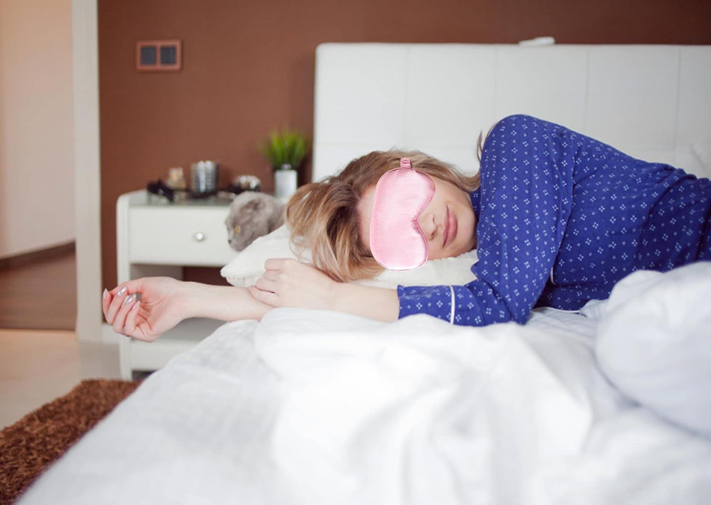 Sleep Eye Mask for Sleeping,Soft and Comfortable Fabric, Eye Shade Cover for Travel,Nap,Night V1258-DP02-D-370