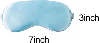 Blue Eye Mask for Sleeping,Soft and Comfortable Fabric, Eye Shade Cover for Travel Nap V1258-DP02-D-371