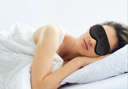 Black Eye Mask for Sleeping,Soft and Comfortable Fabric, Eye Shade Cover for Night,Travel Nap V1258-DP02-D-372