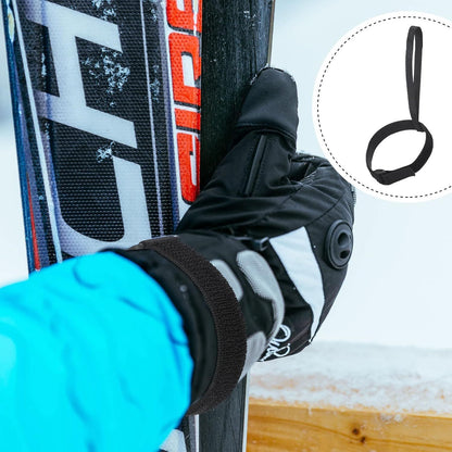 4 Pieces Sport Glove Strap Glove Leash Wrist Strap Ski Handcuff for Hanging, Outdoor V1258-DP02-D-377