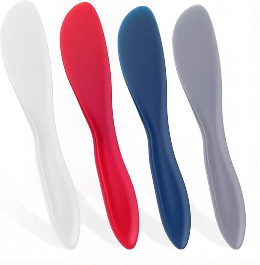 4Pack Plastic Butter Spreader Knife, 6.96X1.37'' Multi Purpose Butter Knifves Spreader, Butter Cheese V1258-DP02-D-388