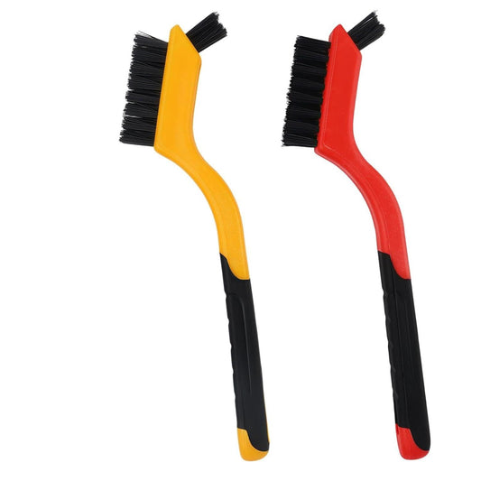 2PCS Small Non-Scratch Nylon Bristles, Wire Brush Set for Cleaning, Car Detailing Brush Set for Cleaning in V1258-DP02-D-389