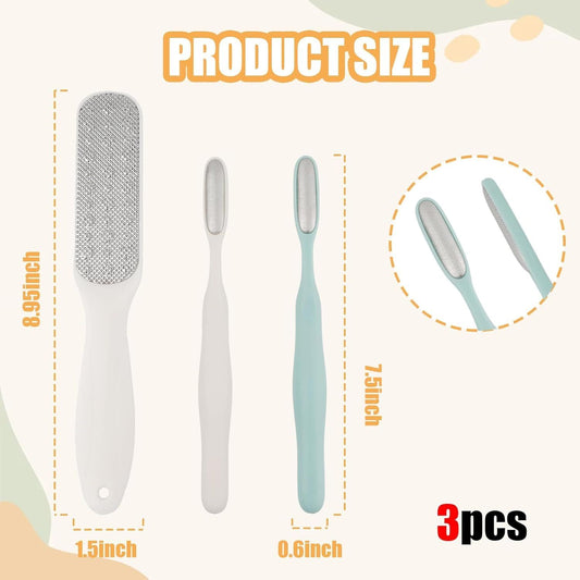 3PCS Precision Callus Remover & Bunion Scrubber for Toe Gaps, 2 Style Toe Callus Remover & Foot File V1258-DP02-D-396
