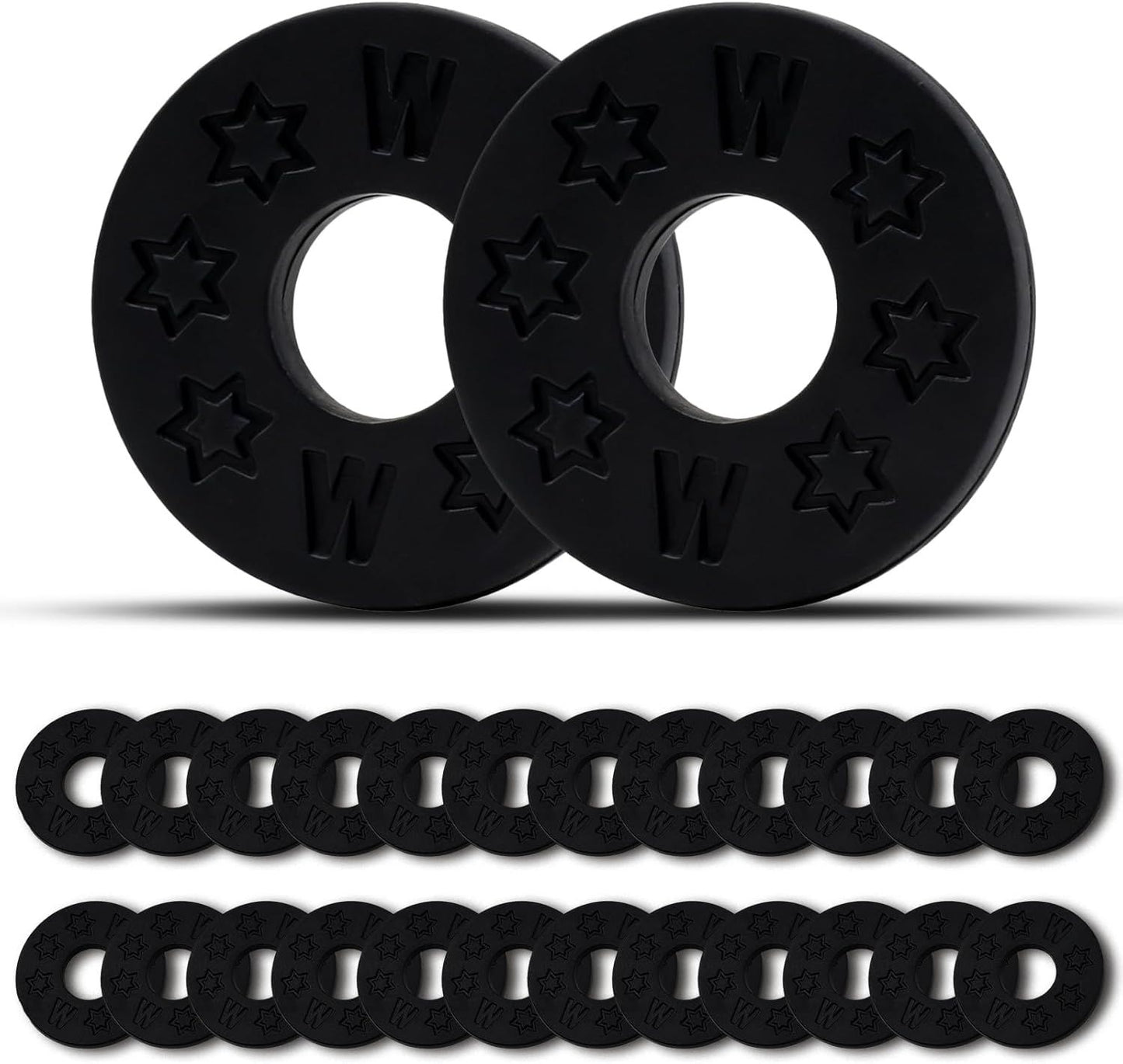 12Pair Rubber Strap Locks For Guitar, 0.98'' Guitar Strap Blocks/Silicone Strap Locks Guitar, Blocks Guitar V1258-DP02-D-412