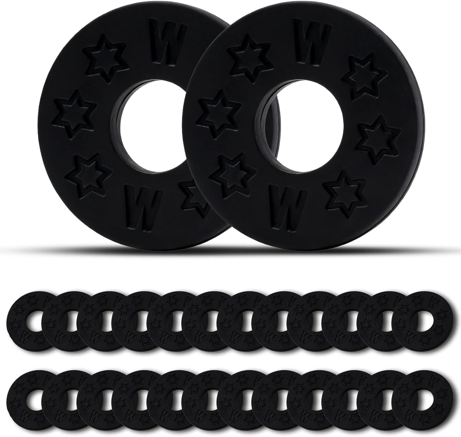 12Pair Rubber Strap Locks For Guitar, 0.98'' Guitar Strap Blocks/Silicone Strap Locks Guitar, Blocks Guitar V1258-DP02-D-412