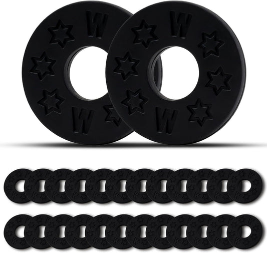 12Pair Rubber Strap Locks For Guitar, 0.98'' Guitar Strap Blocks/Silicone Strap Locks Guitar, Blocks Guitar V1258-DP02-D-412