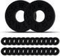 12Pair Rubber Strap Locks For Guitar, 0.98'' Guitar Strap Blocks/Silicone Strap Locks Guitar, Blocks Guitar V1258-DP02-D-412
