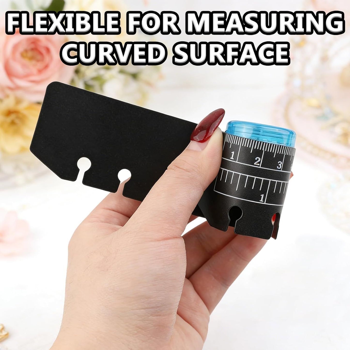 5PCS Planner Ruler for A5 A6 A7 Binder, 6-Ring Page Marker for Spiral Notebook, Snap-in Plastic Bookmark V1258-DP02-D-419