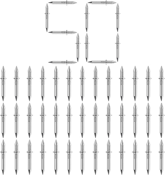 Double Headed Skirting Nails, 50PCS Invisible Seamless Baseboard Screws, Solid Wood Baseboard Double-Headed V1258-DP02-D-421