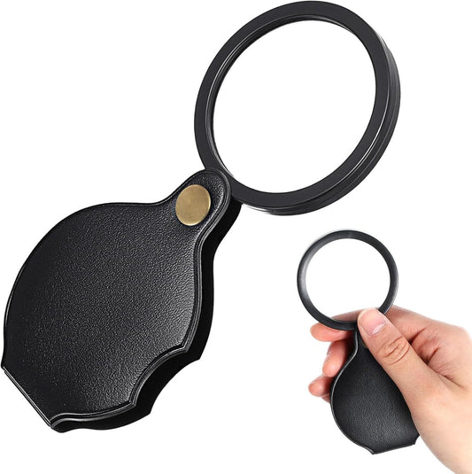 20X Pocket Magnifier, Pocket Jewelry Magnifying Glass, Rotating and Folding Small Magnifying Glass for V1258-DP02-D-466