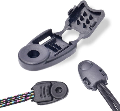 CooBigo 20 Pack Zipper Pull Cord Ends Zipcords Stopper Paracord Parachute Clips Running Shoe lace Elastic V1258-DP02-D-47