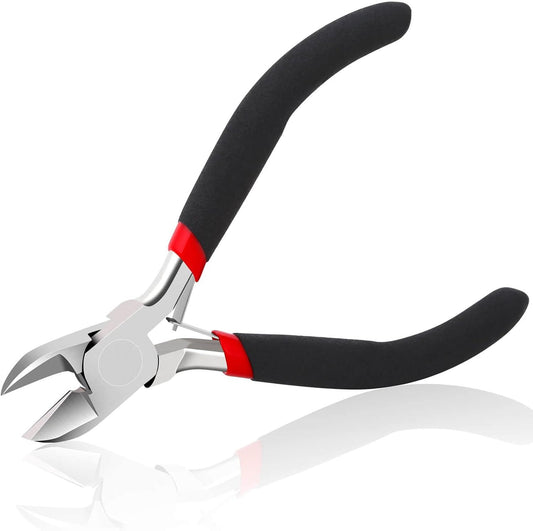 Wire Cutters, Small Side Cutters for Crafts, Flush Cutting Pliers for Jewelry Making, Floral Wire Cutters for V1258-DP02-D-505