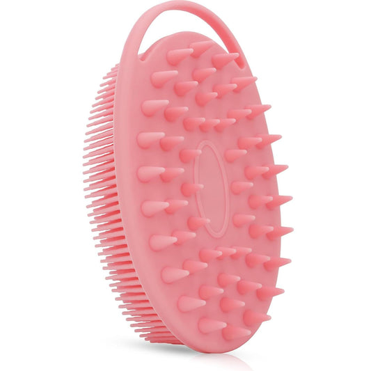 Upgrade 2 in 1 Bath and Shampoo Body Brush, Silicone Exfoliating Body Scrubber for Use in Shower, Premium V1258-DP02-D-507