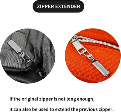 Metal Zipper Pull Replacement for Small Holes, Detachable, Repair for Jacket, Bag Boots, Purse, Coat, Pants V1258-DP02-D-509