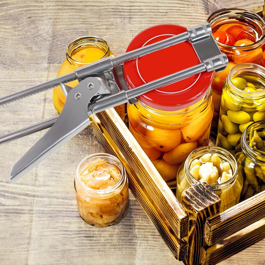 Bottle Opener & Jar Opener for Weak Hands, Adjustable Stainless Steel Can Opener, Multifunctional Jar Lid V1258-DP02-D-512