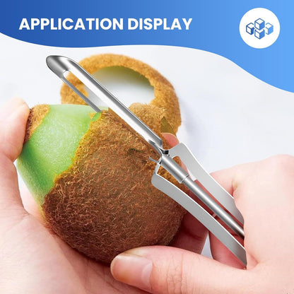 Stainless Steel Peelers,Multi-function Vegetable Peelers for Veggie, Potato, Carrot, Fruit, Apple V1258-DP02-D-514
