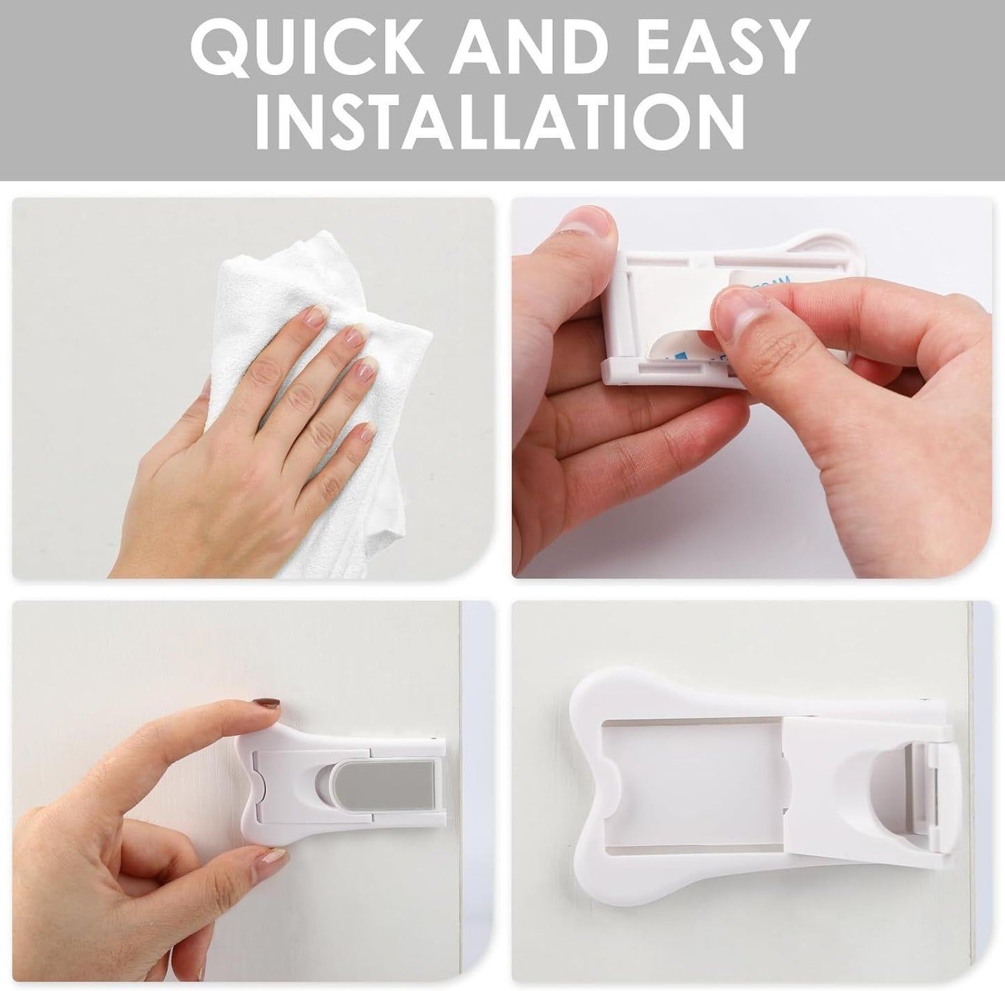 2 PCS Sliding Door Locks,Slide Closet Doors Window Stoppers for Windows,Closets,Cabinets,Sliding Glass Door V1258-DP02-D-518