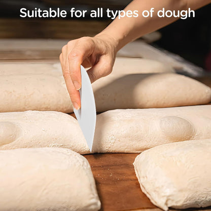 6 PCS Dough Scraper,Dough Cutter Bench Scraper for Bread Cake Dough Fondant Icing V1258-DP02-D-528