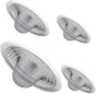 4PCS Heavy Duty Stainless Steel Sink Strainer,Sink Basket Set, Fits Most Kitchen Sinks 4.5'', Bathroom Sinks V1258-DP02-D-542