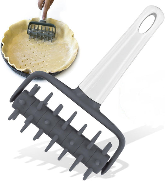 Pizza Dough Docker Roller - Bubble and Blistering Killer Time-Saver for Home Kitchen Pizza Making - Docking V1258-DP02-D-547