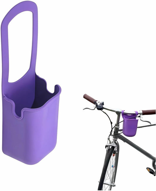 Universal Foldable Silicone Cup Holder Dual-Open Design fits Most Bottles&Cups.Leak-Proof, Food-Grade V1258-DP02-D-549