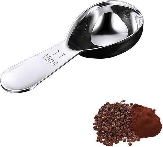 1 Tbsp(15ml) Coffee Scoop,Stainless Steel Measuring Spoons for Coffee,Protein Powder,Sugar,Easy Read Laser V1258-DP02-D-556