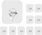 Adhesive Wall Hooks Adhesive Hooks Sticky 10PCS V1258-DP02-D-559