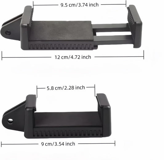 All Phone Holder - No Tools Needed! Spring Clamp Fits 55-85mm Phones, Sturdy E-Base for Car Rides, Zoom Calls V1258-DP02-D-569