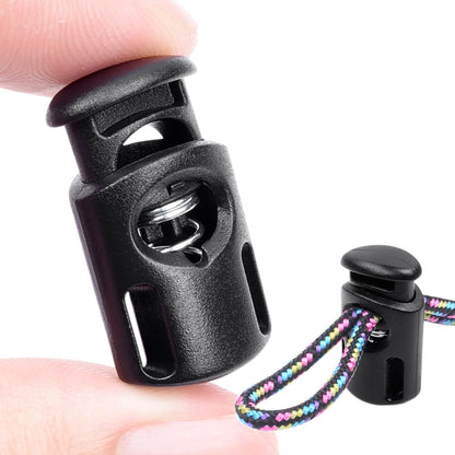 10 PCS Plastic Spring Cord Locks for Drawstring, Paracord Toggle Stopper Clasp Elastic Shoeslace Lock V1258-DP02-D-6