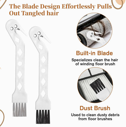 4 PCS Handheld Vacuum Cleaner Brush, Universal Dust Brush, 2 in 1 Vacuum Roller Cleaning Tool for Sweeping V1258-DP02-D-600