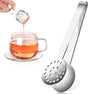 Tea Bag Squeezer, Stainless Steel Tea Bag Squeezer Tongs, Teabag Filter, Dispenser Accessories for Teas V1258-DP02-D-604