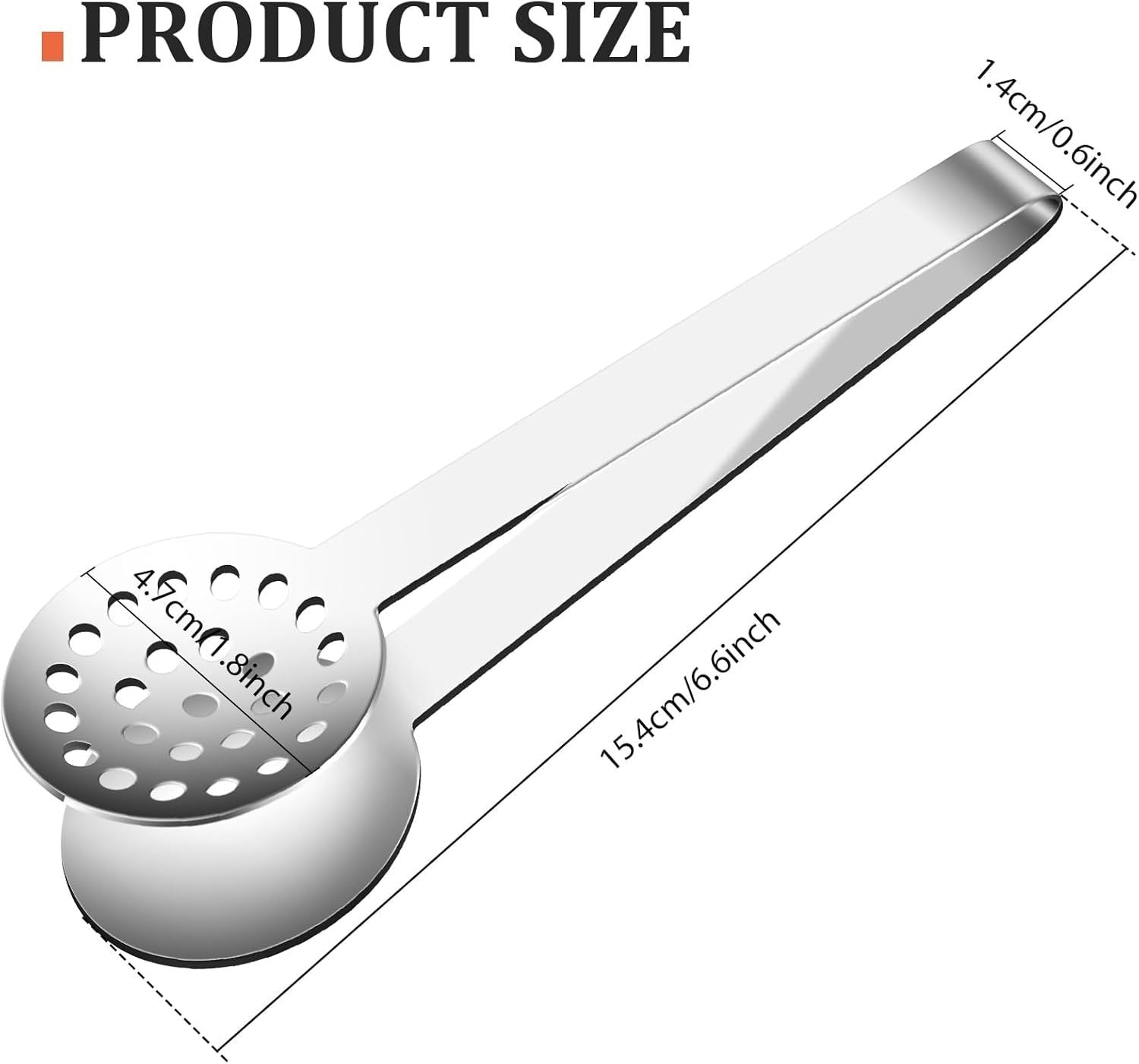Tea Bag Squeezer, Stainless Steel Tea Bag Squeezer Tongs, Teabag Filter, Dispenser Accessories for Teas V1258-DP02-D-604
